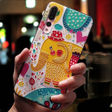 Eqvvol Cute Cartoon Patterned Phone Case For Huawei