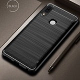 Shockproof Carbon Fiber Bumpver For Huawei
