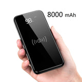 LINGCHEN 10000mAh Wireless Charger Power Bank