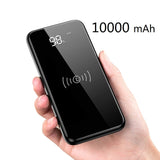 LINGCHEN 10000mAh Wireless Charger Power Bank