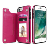 KISSCASE Retro PU Leather Case For iPhone