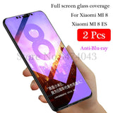 2Pcs/lot 9H Tempered Glass for Xiaomi