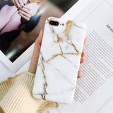 Tzomsze Luxury Marble Phone Case For iPhone