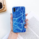 Tzomsze Luxury Marble Phone Case For iPhone