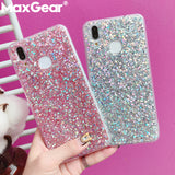 Bling Glitter Crystal Sequins Phone Case for Huawei