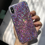 Bling Glitter Crystal Sequins Phone Case for Huawei