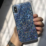 Bling Glitter Crystal Sequins Phone Case for Huawei
