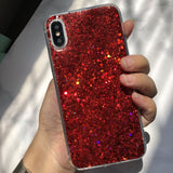 Bling Glitter Crystal Sequins Phone Case for Huawei