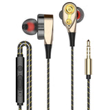 Dual Drive Stereo Wired Earphone In-ear Headset