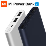 Original Xiaomi Mi Power Bank 2i 10000mAh External Battery Charger Dual USB 10000 Put For Phone