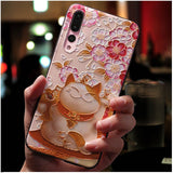 Eqvvol Cute Cartoon Patterned Phone Case For Huawei