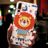 Eqvvol Cute Cartoon Patterned Phone Case For Huawei