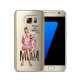 Fashion Black Brown Hair Cover For Samsung