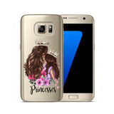 Fashion Black Brown Hair Cover For Samsung