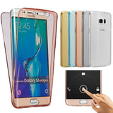 Luxury 360 Double Silicone Phone Case For Samsung