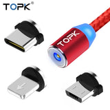 TOPK AM23 1M LED Magnetic Cable