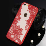 USLION Sexy Floral Phone Case For Apple