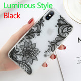 USLION Sexy Floral Phone Case For Apple