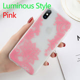 USLION Sexy Floral Phone Case For Apple