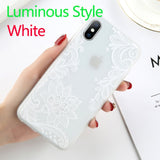USLION Sexy Floral Phone Case For Apple