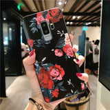 3D Flower Emboss Case For Samsung