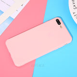 Candy Color Silicone Phone Case on For Huawei
