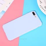 Candy Color Silicone Phone Case on For Huawei