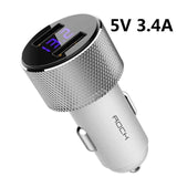 Metal Dual USB Car Charger