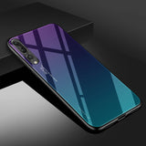 Gradient Tempered Glass Phone Case For Huawei
