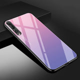 Gradient Tempered Glass Phone Case For Huawei