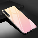 Gradient Tempered Glass Phone Case For Huawei